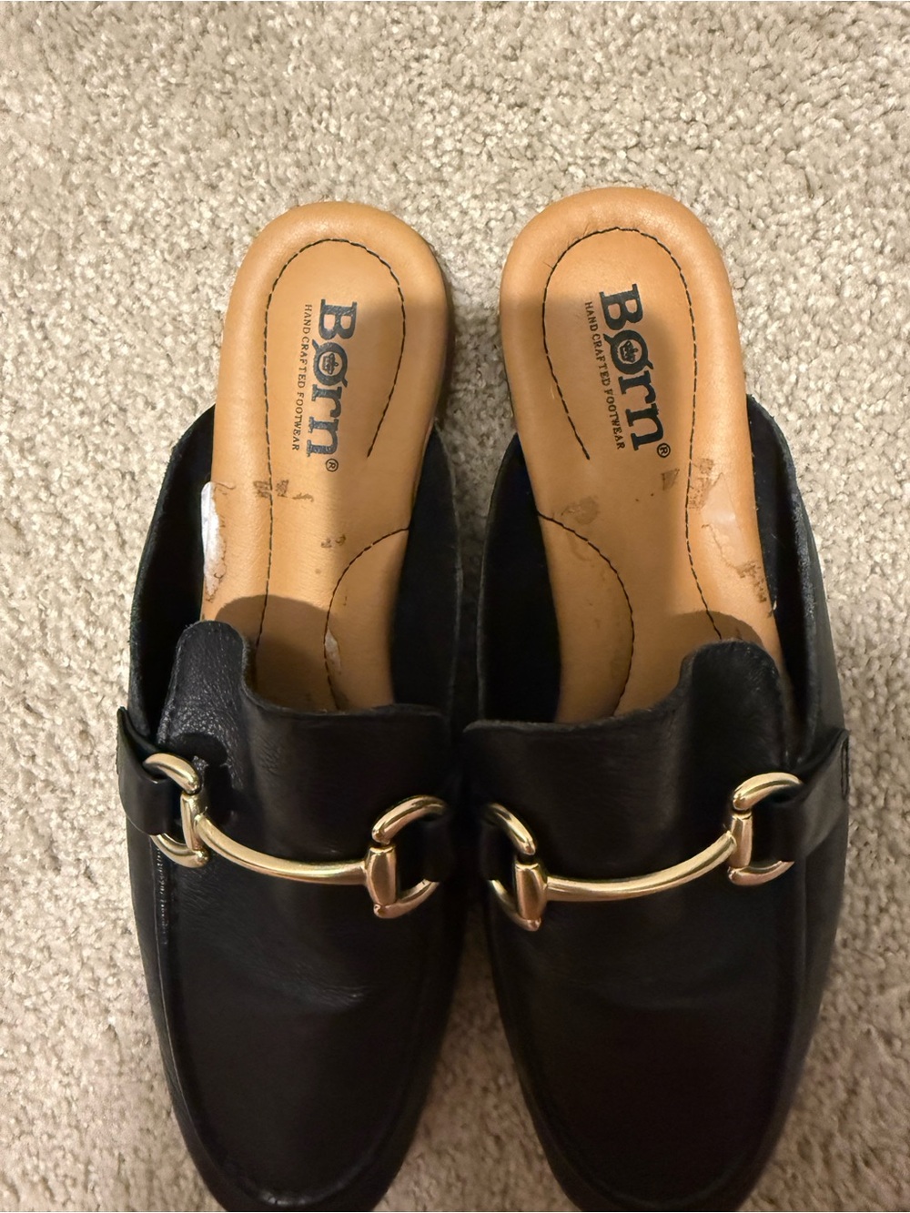 Born Black Leather Mule - Picture 6 of 7